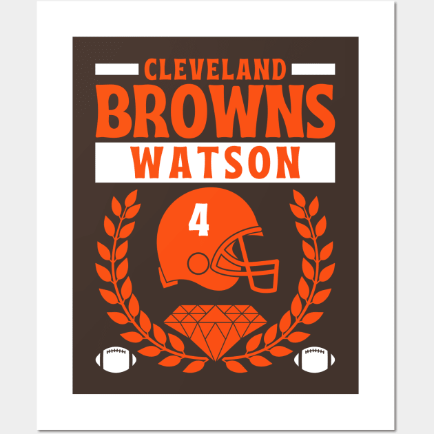 Cleveland Browns Deshaun Watson 4 Edition 2 Wall Art by Astronaut.co